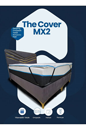 Cover MX2 Gelişmiş Ortopedik Soft Sünger Yatak Sertleştirici Yıkanabilir Fermuarlı Kılıf Yatak pedi