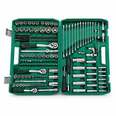 216PCS LOKMA SETİ LOKMA - SOKET - BİTS ADAPTÖR - 3AD.CIRCIR KOLU PLASTİK ÇANTALI (4887)
