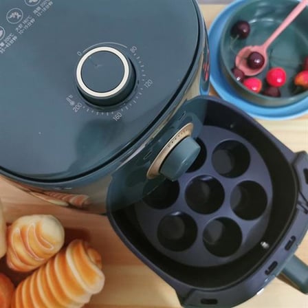 7 Gözlü Silikon Çok Amaçlı Airfryer Muffin Cupcake Kek ve Çörek Pişirme Kalıbı (4887)