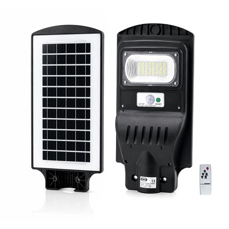 100W - 6500K SOLAR - GÜNEŞ ENERJİLİ SOKAK LAMBASI - ARMATÜR SENSÖRLÜ BAHÇE-BALKON-SOKAK ARS-348964 (4887)