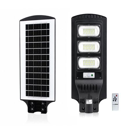 300W - 6500K SOLAR - GÜNEŞ ENERJİLİ SOKAK LAMBASI - ARMATÜR SENSÖRLÜ BAHÇE-BALKON-SOKAK ARS-348966 (4887)