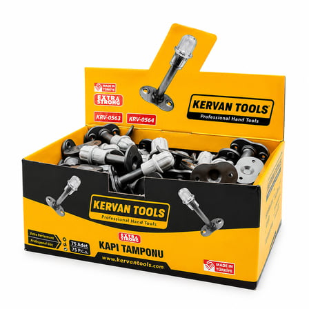 75 ADET KAPI ALTI STOPERİ - TAMPON PLASTİK (4887)