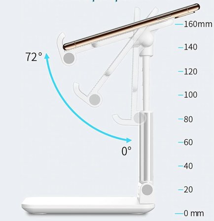 Katlanabilir Masaüstü Telefon Tutucu Stand ()