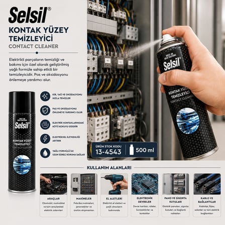 KONTAK YÜZEY TEMİZLEYİCİ 500 ML (4887)
