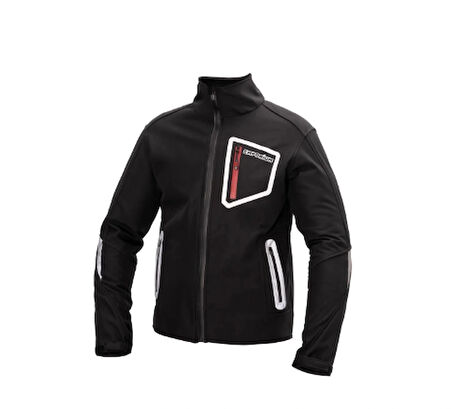Motofit-Emporium Gt Softshell Motorcu Montu Siyah (DAR KESİM)