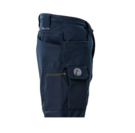 Motofit-Emporium Daytona Softshell Polarlı Motorcu Pantolonu Lacivert