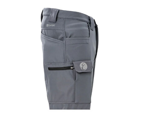 Motofit-Emporium Comfort Softshell Polarlı Motorcu Pantolonu (GRİ)