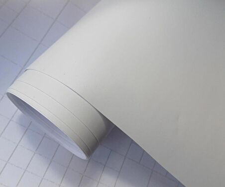 PARLAK BEYAZ FOLYO - KAPLAMA FOLYOSU 45 CM X 6 METRE