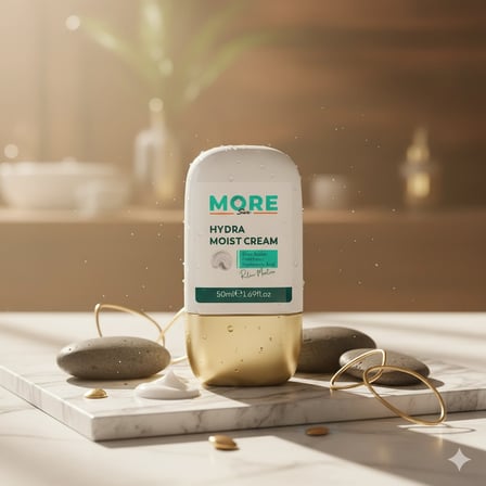 MORESUN Su Bazlı El Ve Yüz Bakım Kremi Yağlı His Bırakmaz Hydra Moist Tüm Cilt Tipleri