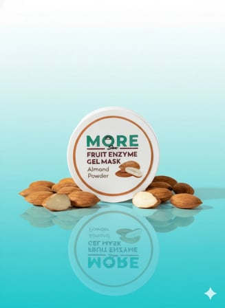 MORESUN Arındırıcı ve Aydınlatıcı Yüz Peelingi Gözenek Sıkılaştırıcı Siyah Nokta Karşıtı, Badem Özlü Peeling