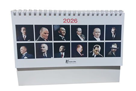 Keskin Color Atatürk Üçgen Masa Takvimi