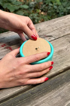 Mum Toz Kapakları 83mm Dış Çap 5mm İç Çap İp Fitil Boşluğu 50 Adet