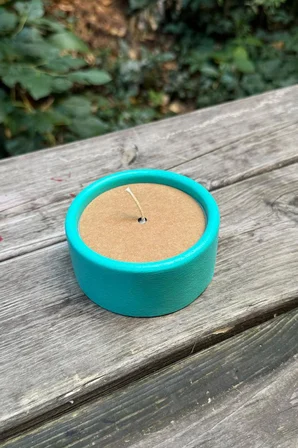 Mum Toz Kapakları 83mm Dış Çap 5mm İç Çap İp Fitil Boşluğu 50 Adet