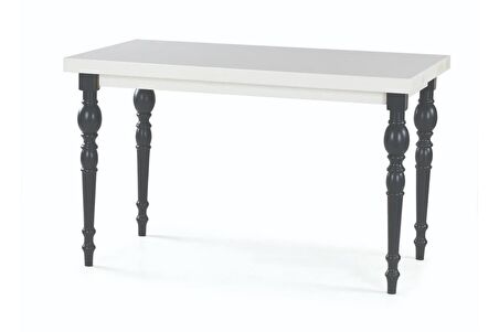 DAMLA SABİT MASA VE KIRLANGIÇ SANDALYE TAKIMI, ANTRASİT, 125x80