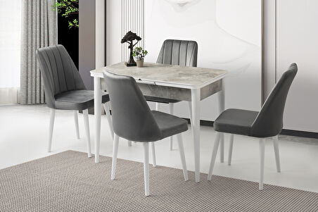RÜZGAR HG MASA, LİRA SANDALYE, RAMBLA, 100x60