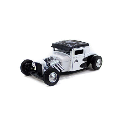 Metal Med Max Araba Çek Bırak Beyaz 12 Cm
