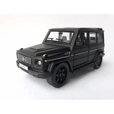 Mercedes Benz G63 Jeep Diecast Koleksiyon Metal Jeep 12CM Siyah