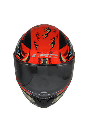 RAPID 2 SPOX KIRMIZI-GRİ FULLFACE MOTOSİKLET KASKI