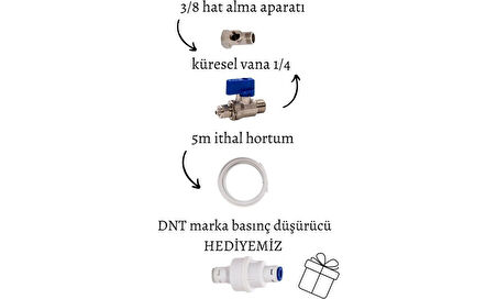 Water Jobs Premium 8 Litre Çelik Tanklı Pompasız  Su Arıtma Cihazı 