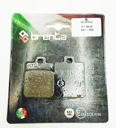 Pıaggıo Mp3 400 Ön Fren Balata  Brenta  (made in italy)