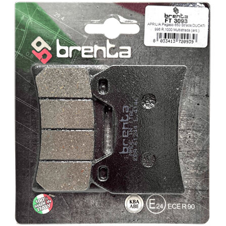 Ducatı Multıstrada 1200 S 2010-2012 Ön Fren Balata  Brenta (made in italy)