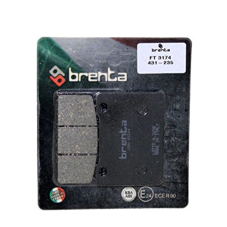 Sym Wolf 250 Ön Fren Balata Brenta (made in italy)