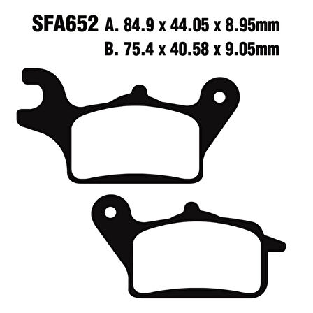 Honda  Dio 110 Ön Fren Balata EBC (made in UK)