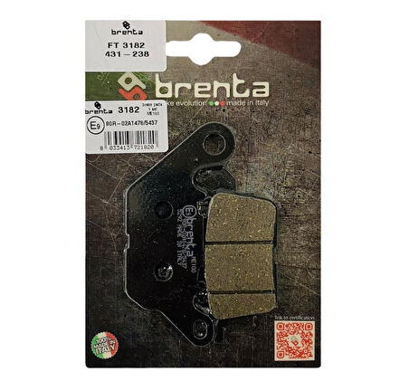 Yamaha NMAX 125 Ön Fren Balata  Brenta (made in italy)