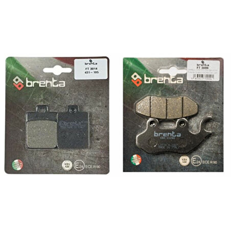 Sym Symphony ST 125 Ön ve Arka Fren Balata Takımı Brenta BR02