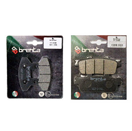 Sym joyride 200 i Ön ve Arka Fren Balata Takımı Brenta BR05