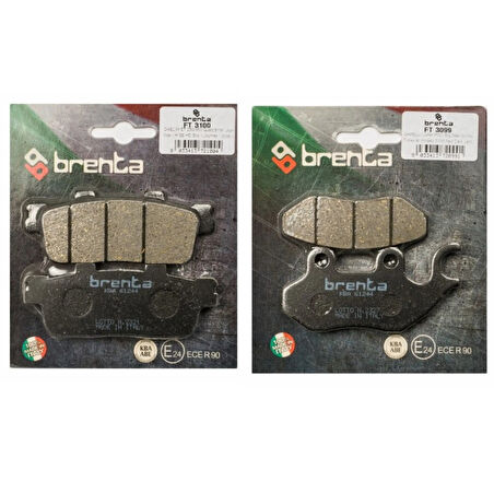 Sym HD 200 İ   Ön ve Arka Fren Balata Takımı Brenta BR06