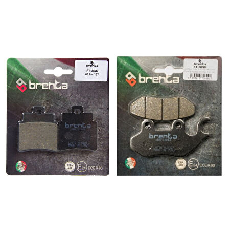 Sym DRG 160 Abs Tcs Ön ve Arka Fren Balata Takım Brenta BR12