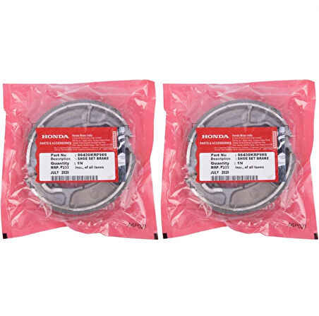 Honda Beat 100 Ön ve Arka Fren Balata Takım ORJ13