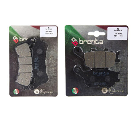 Honda NC 700 DCT Ön ve Arka Fren Balata Takım Brenta BR24