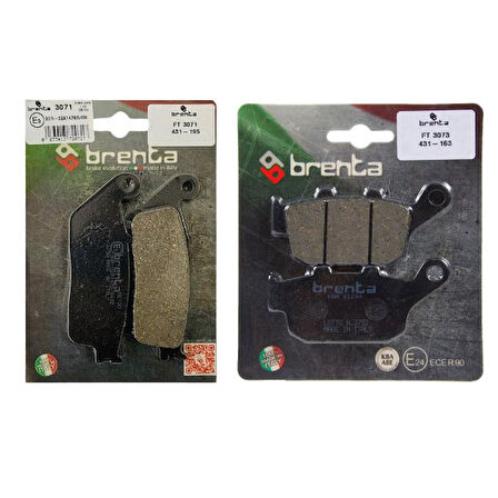 Honda CBR 250 R Ön ve Arka Fren Balata Takım Brenta BR25