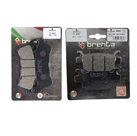 Honda Forza 300 Ön ve Arka Fren Balata Takım Brenta BR26