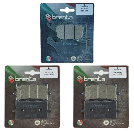 Honda X-ADV Ön ve Arka Fren Balata Takım Brenta BR28