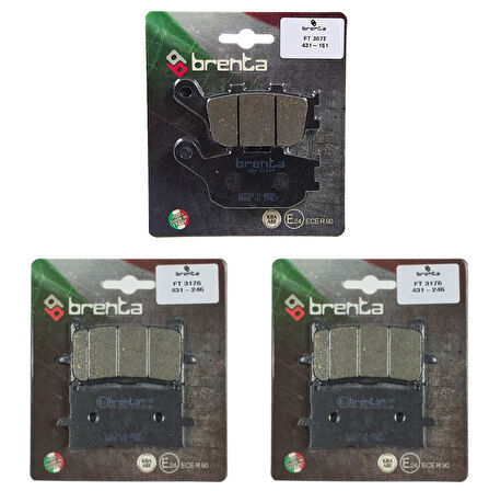 Honda Africa Twin CRF 1000 Ön ve Arka Fren Balata Takım Brenta BR29