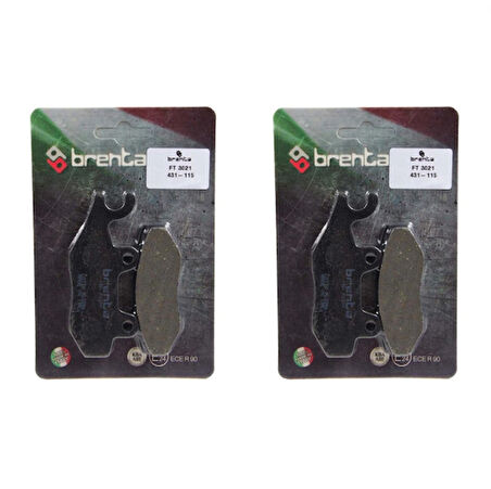 Kawasaki Z 250 Ön ve Arka Fren Balata Takım Brenta BR52