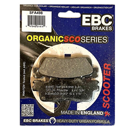 Kymco DOWNTOWN 300i Arka Fren Balata EBC 