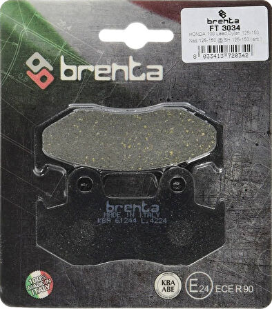 Honda Ps 150İ Ön Fren Balata  Brenta (made in italy)