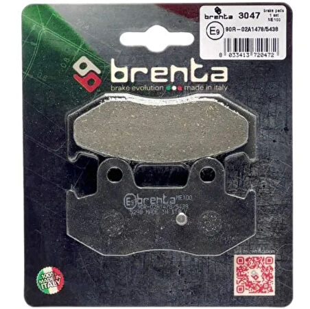 Suzuki AN 250 BURGMAN Arka Fren Balata  Brenta (made in italy)