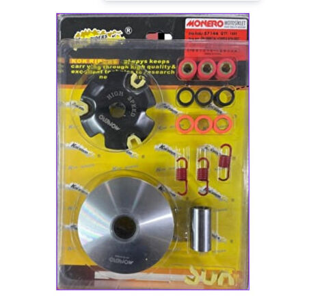 Kuba Space 50 Pro Performans Ön Varyatör Seti 50-80cc