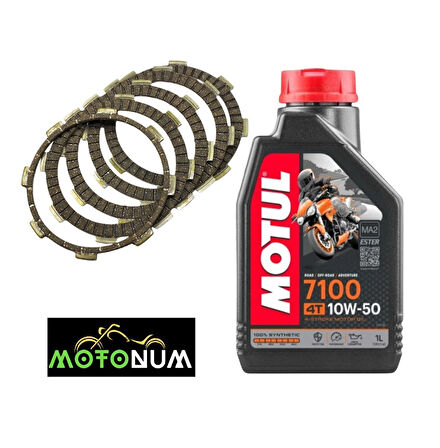 Yamaha Ybr 125 Balata Yağlı Bakım seti Motul 7100 10w40 M0504