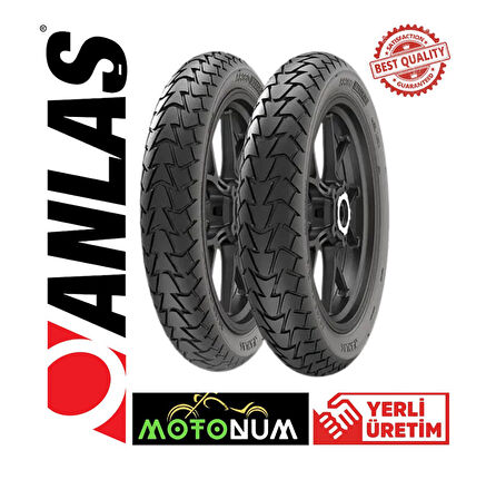 Anlas 3.50-10 90/90-12 Ön Arka Lastik Takım Anlas SC 360 All Grip 2025 Üretim Yerli Üretim MN0021