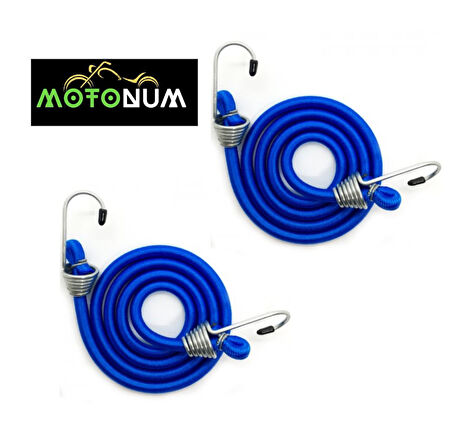 Bagaj Lastiği 1 Metre Kancalı Mavi 2 Adet M0145