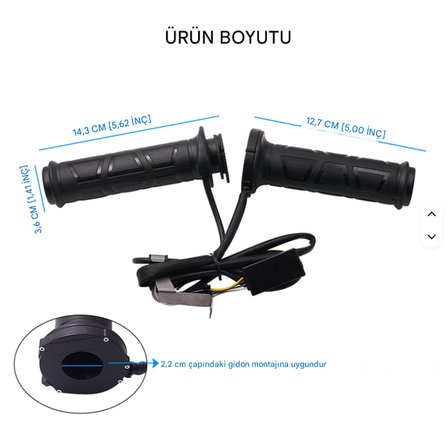 Cf Moto Mt 700 Isıtmalı Elcik-4 Kademe Sıcaklık Ayarı- Iel521
