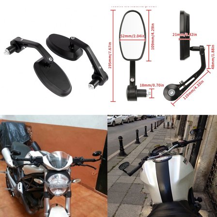 Sym Adx 300 Gidon Ayna-Oval Camlı-A02337