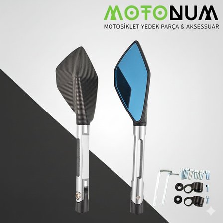 Kuba Vn 50 Pro Modifiye Ayna-Titanyum Renk-A02658