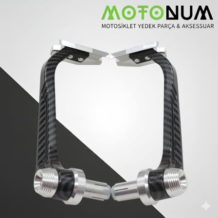 Yamaha Xsr 125 Manet Koruma Karbon Desenli-Gri Detaylı-Mkm02567